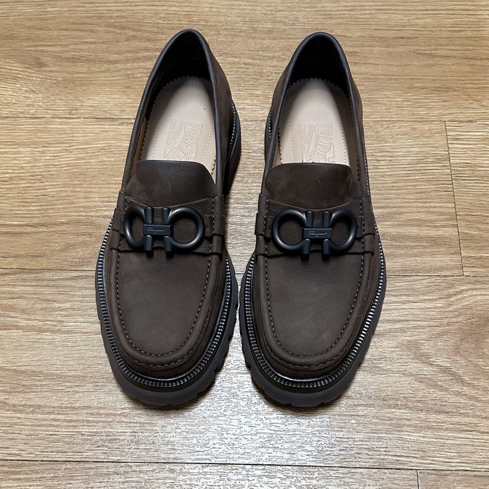 Salvatore Ferragamo Suede Loafers